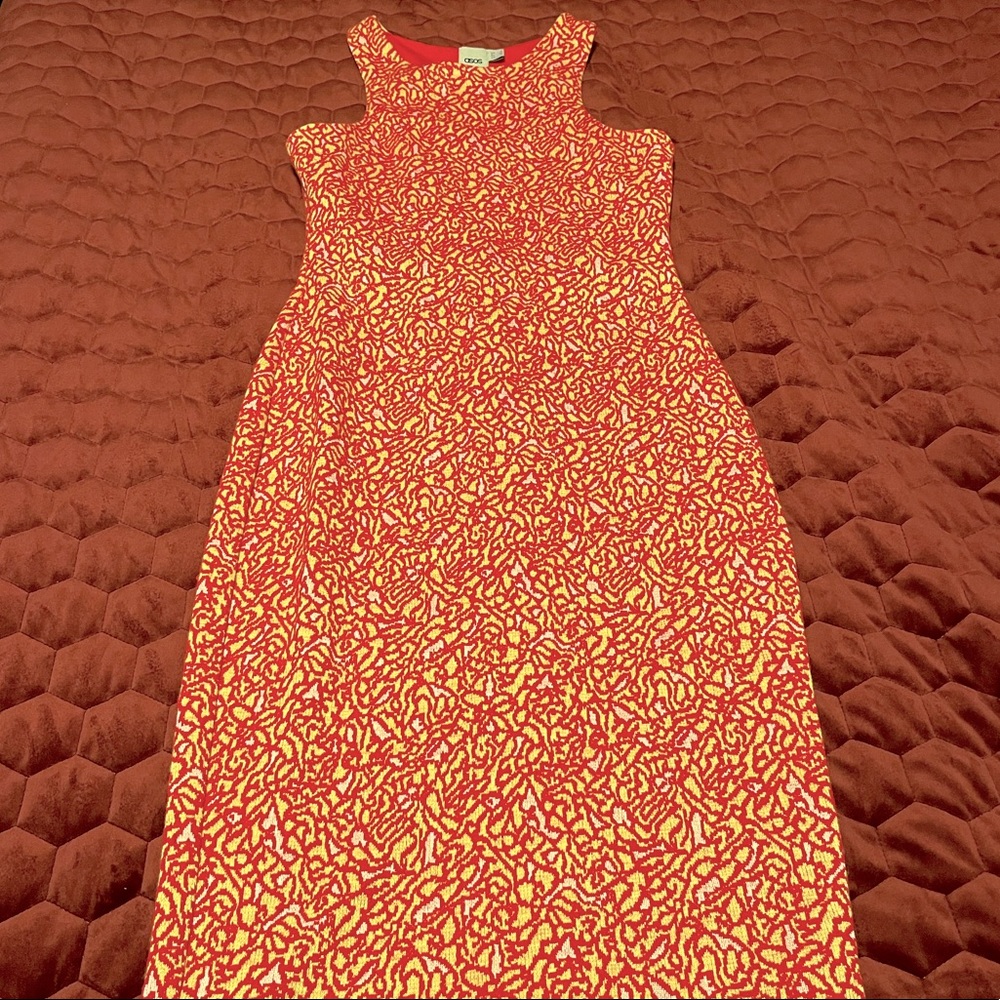 ASOS Halter Cut Print Midi Dress.